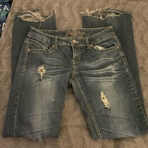 Vintage y2k Premier flare jeans 7/8